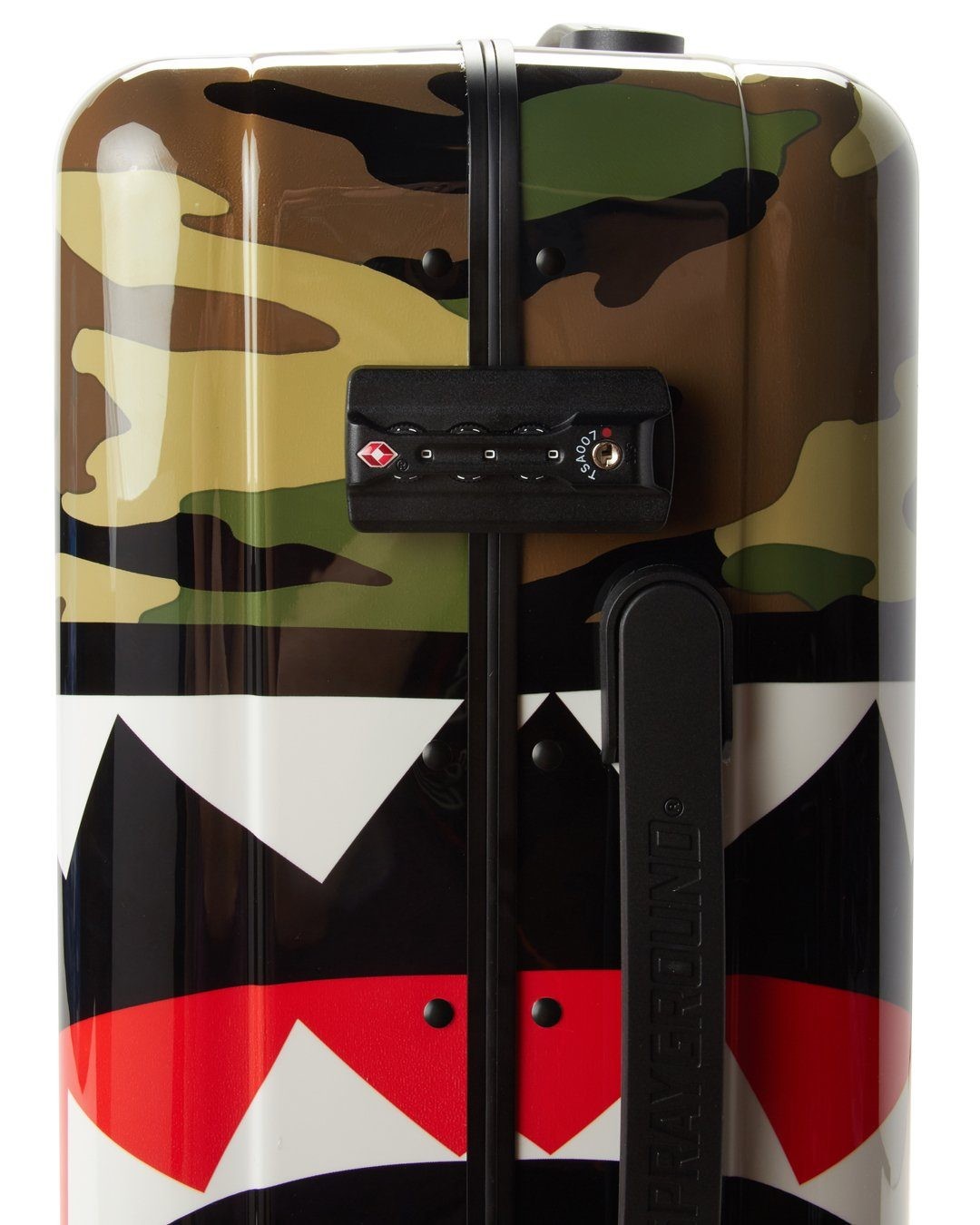 Sale Sprayground Full-Size Black Carry-On Camo Luggage Bundle Discount - -9