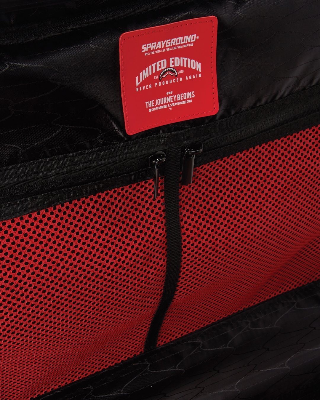 Sale Sprayground Full-Size Black Carry-On Camo Luggage Bundle Discount - -15