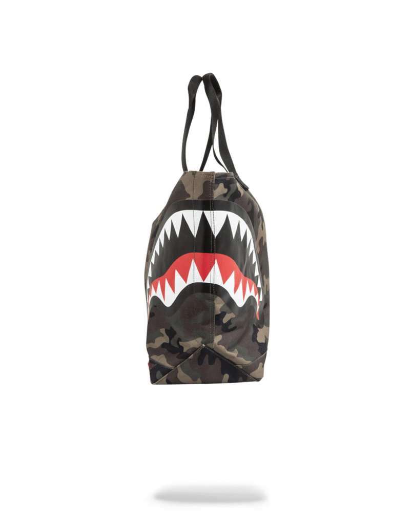 Sprayground Camo Shark Tote Bags - -2