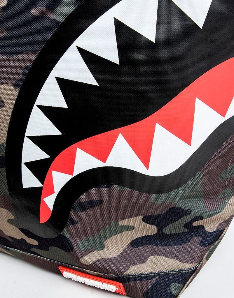 Sprayground Camo Shark Tote Bags - -5