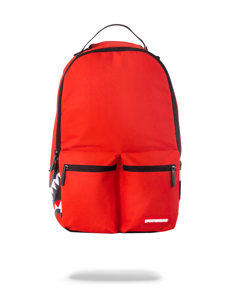 Sprayground Double Cargo Side Shark (Red) Bags - -0