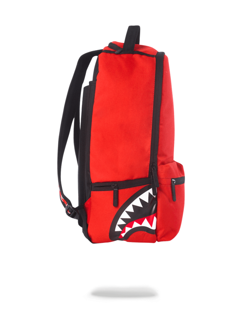 Sprayground Double Cargo Side Shark (Red) Bag - -2