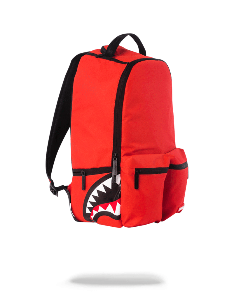 Sprayground Double Cargo Side Shark (Red) Bags - -1