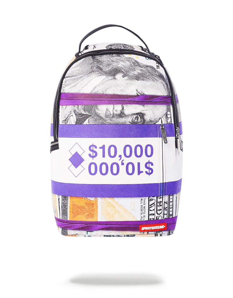 Sprayground Purple Money Bands Bag - -0