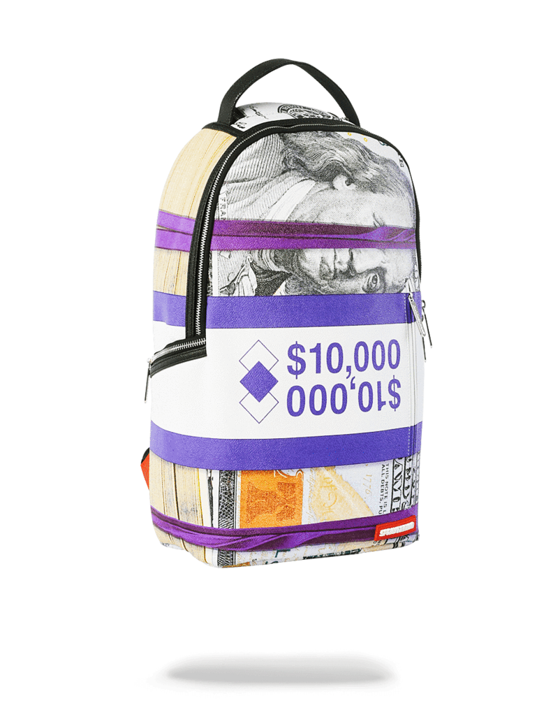 Sprayground Purple Money Bands Bag - -1