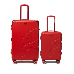 Sale Sprayground Full-Size Red Carry-On Red Luggage Bundle Discount