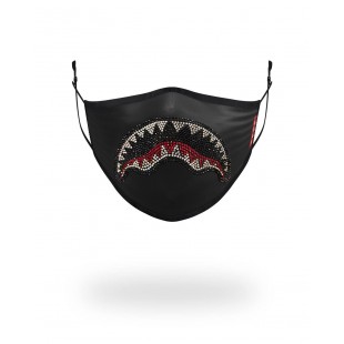 BEST PRICE - ADULT TRINITY SHARK FORM FITTING FACE MASK