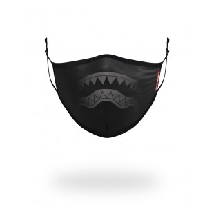 BEST PRICE - ADULT MIDNIGHT SHARK FORM FITTING FACE MASK