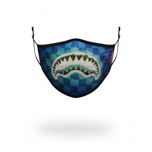 BEST PRICE - ADULT SHARK ISLAND FORM FITTING FACE MASK