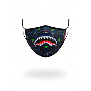 Sale Sprayground Kids Form Fitting Mask: Arcade Shark Discount