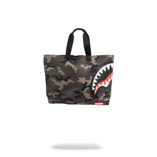 Sprayground Camo Shark Tote Bags