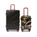 Sale Sprayground Full-Size Black Carry-On Camo Luggage Bundle Discount