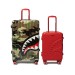 Sale Sprayground Full-Size Camo Carry-On Red Luggage Bundle Discount - 0