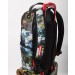 Sale Sprayground Full-Size Camo Carry-On Red Luggage Bundle Discount - 6